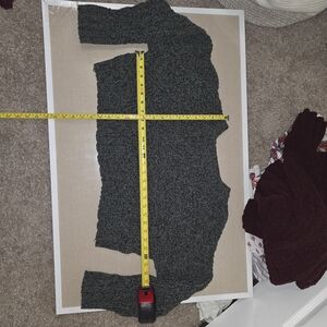 Arizona Jean Company Heathered Charcoal Knit Top